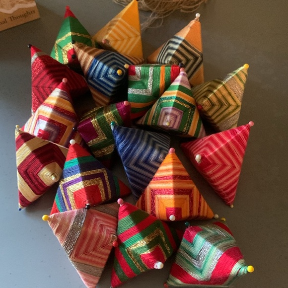 18 Ornament ideas, hang your own, use as decoration or vase filler. GEOMETRIC. - Picture 10 of 10